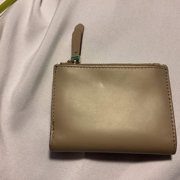 Michael Kors wallet beige gold snaps unisex neutral New CLOSET CLEARANCE PRICE - Picture 5 of 7